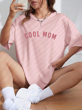 Letter Graphic Drop Shoulder Tee